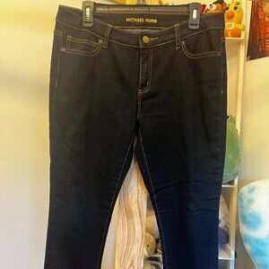 Michael Kors Dark Rinse Stretch Skinny Jeans Womens Size 8